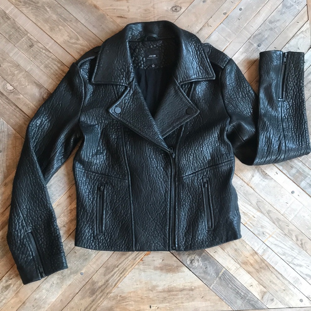 Joe’s Jeans Rene leather jacket in black
